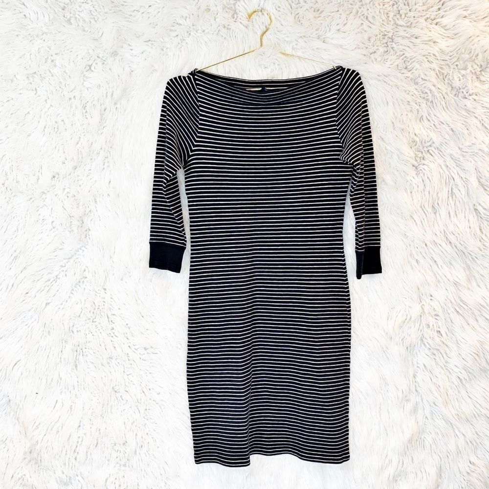 Ralph Lauren Blue Label striped jersey dress